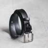經典黑色職人手工真皮舊感個性皮帶