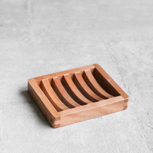 手工荷木木製手工皂防水皂盒肥皂盤皂盒