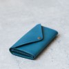 手工土耳其藍色簡約長夾