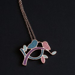 Serena Chen藝術創作/金工飾品/項鍊/鳥兒/服飾設計 - Dawn create