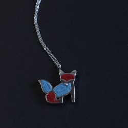 Serena Chen藝術創作/金工飾品/項鍊/狐狸/服飾設計 - Dawn create