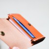 真皮焦糖橘色名片收納夾