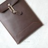真皮深棕色 macbook 筆記型電腦皮套