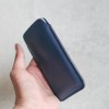 iPhone 海軍藍色手工牛皮皮套