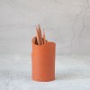 植鞣皮革簡約筆筒