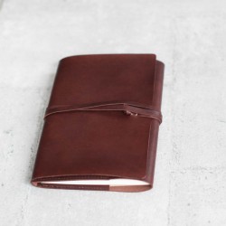 A5 真皮植鞣皮革筆記本書套 (多色)