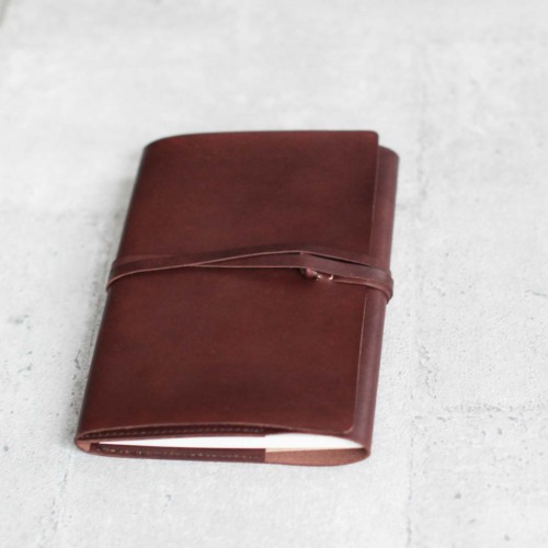 A5 真皮植鞣皮革筆記本書套 (多色)