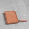 植鞣原色簡約真牛皮零錢包