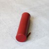 玫瑰紅色真皮手工圓筒筆袋 玫瑰紅色真皮手工圓筒筆袋